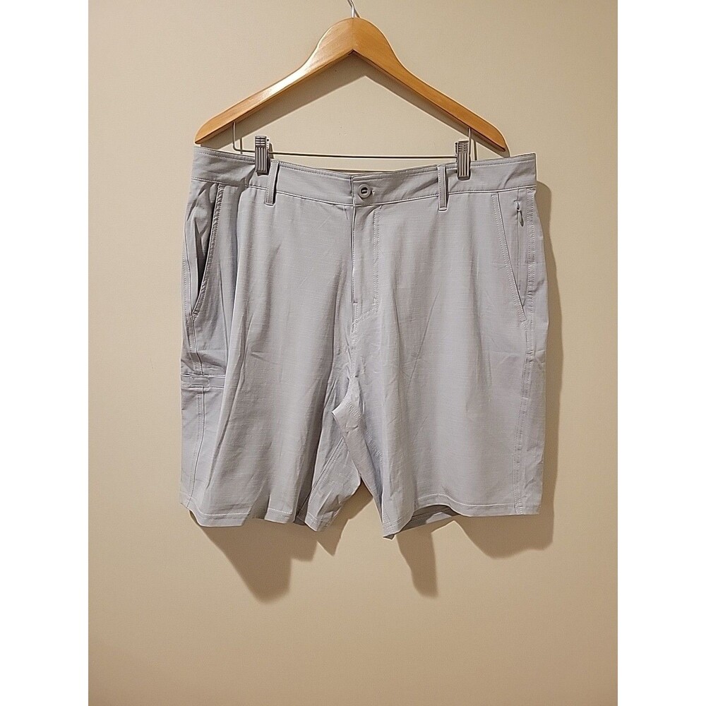 Aftco 365 Chino Fishing/Boating Shorts Gray Men's Size 38x9 Outdoors Hiking Sail